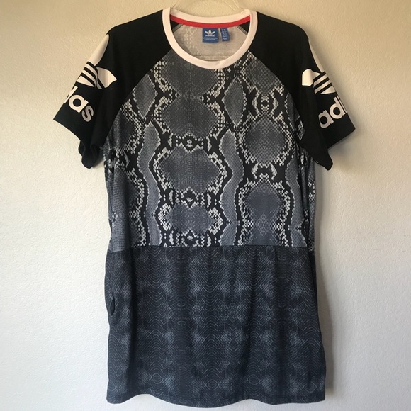 adidas snakeskin dress
